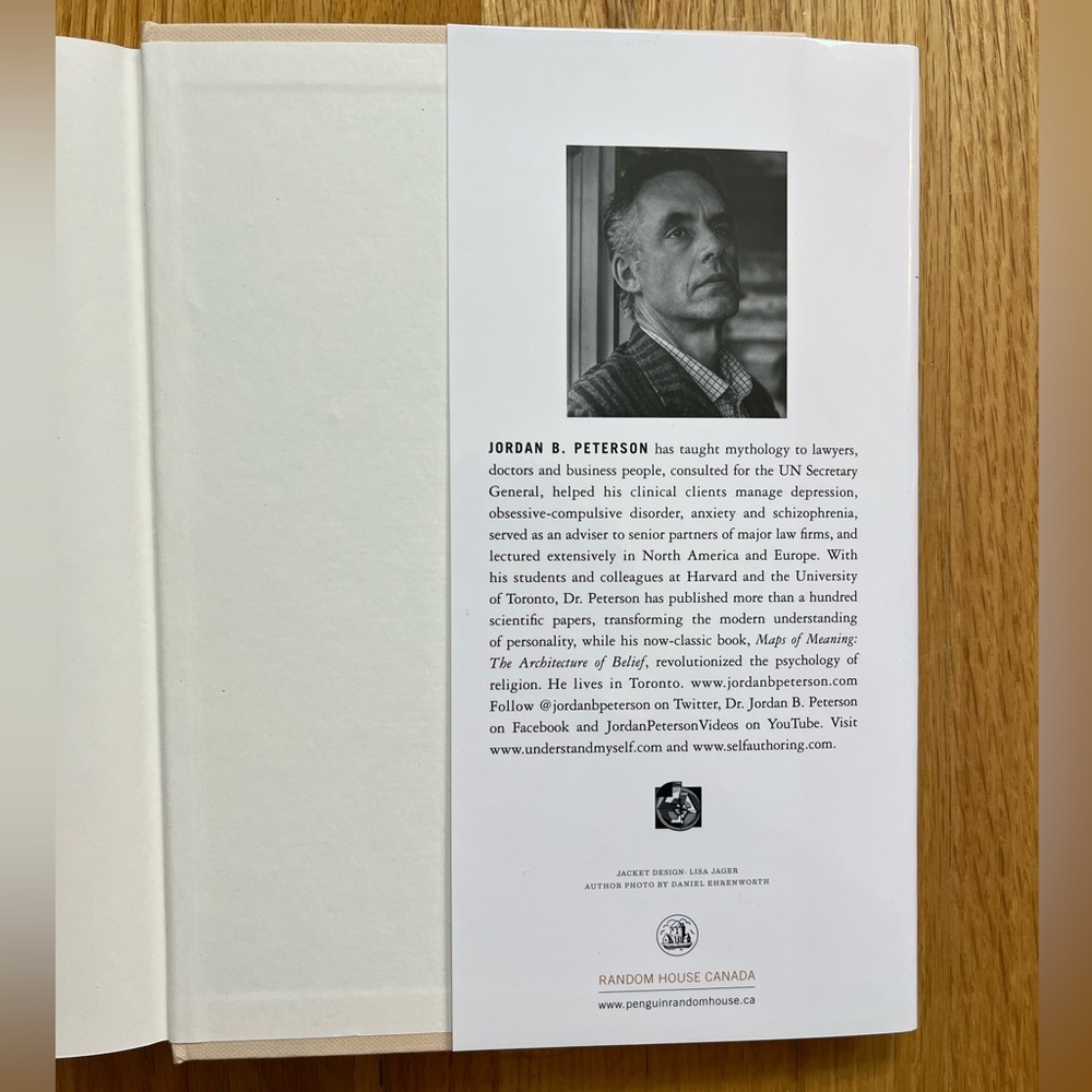 12 Rules For life Jordan B. Peterson An Antidote to Chaos hardcover novel book - Picture 4 of 6